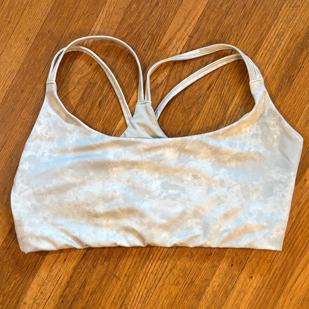 Fabletics Light Green Double-Strap Sports Bra